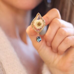 Broche Camomille- Ormeau