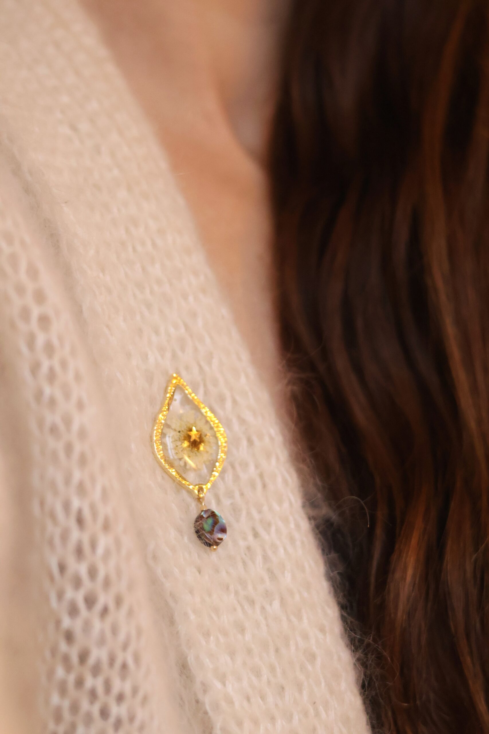 Broche Camomille- Ormeau – Image 4