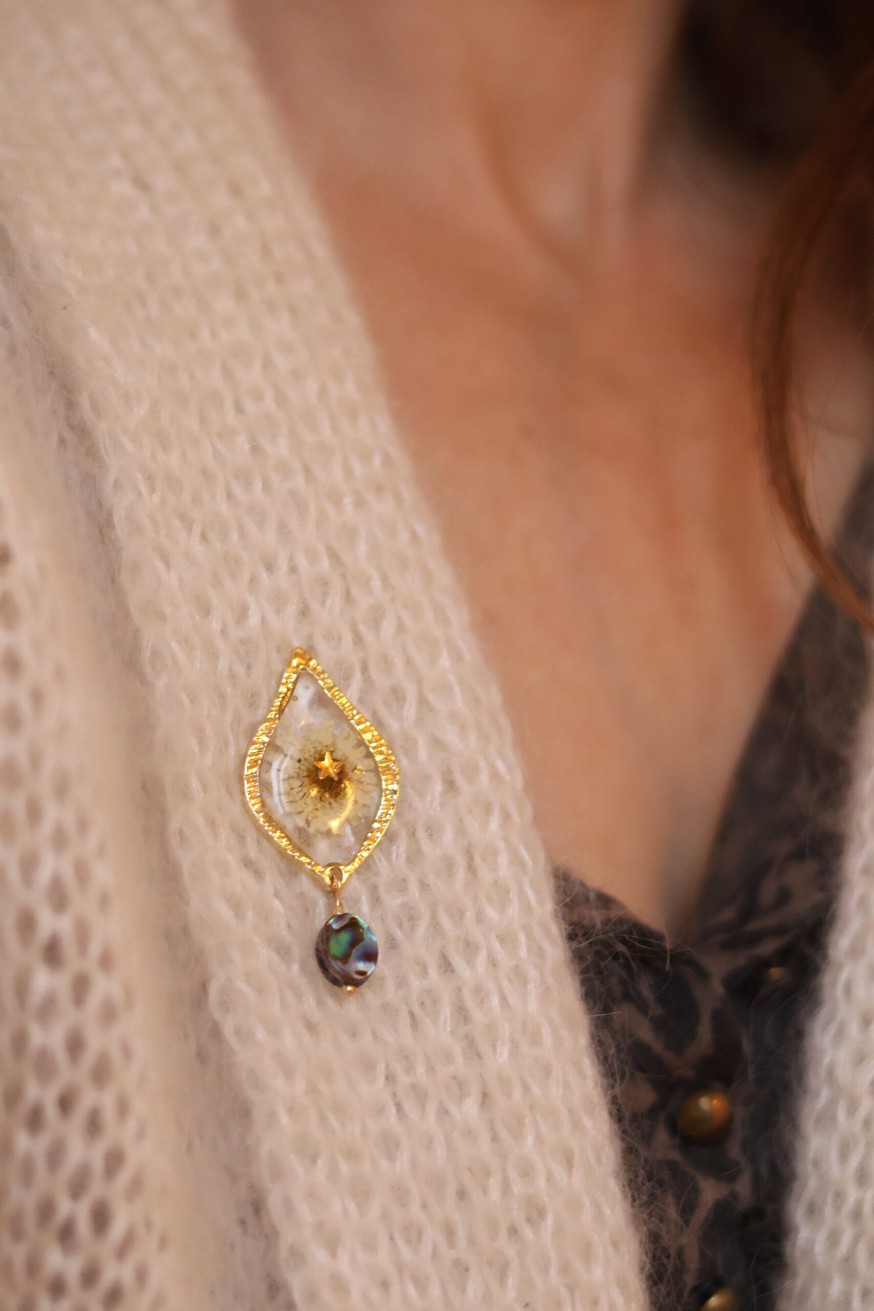 Broche Camomille- Ormeau – Image 6