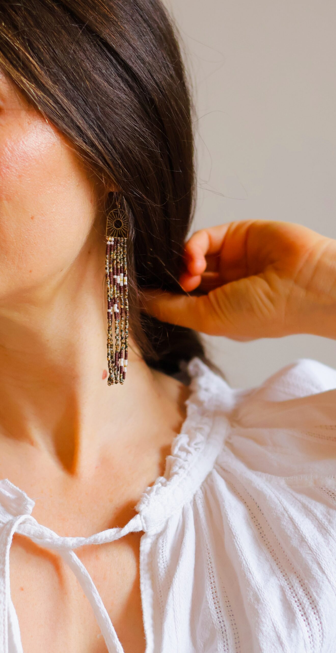 Boucles d'oreille collection Racine – Image 2