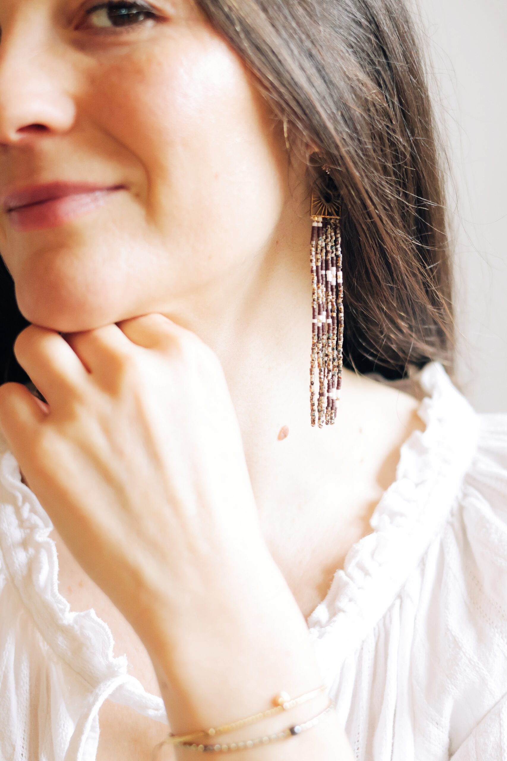 Boucles d'oreille collection Racine – Image 4