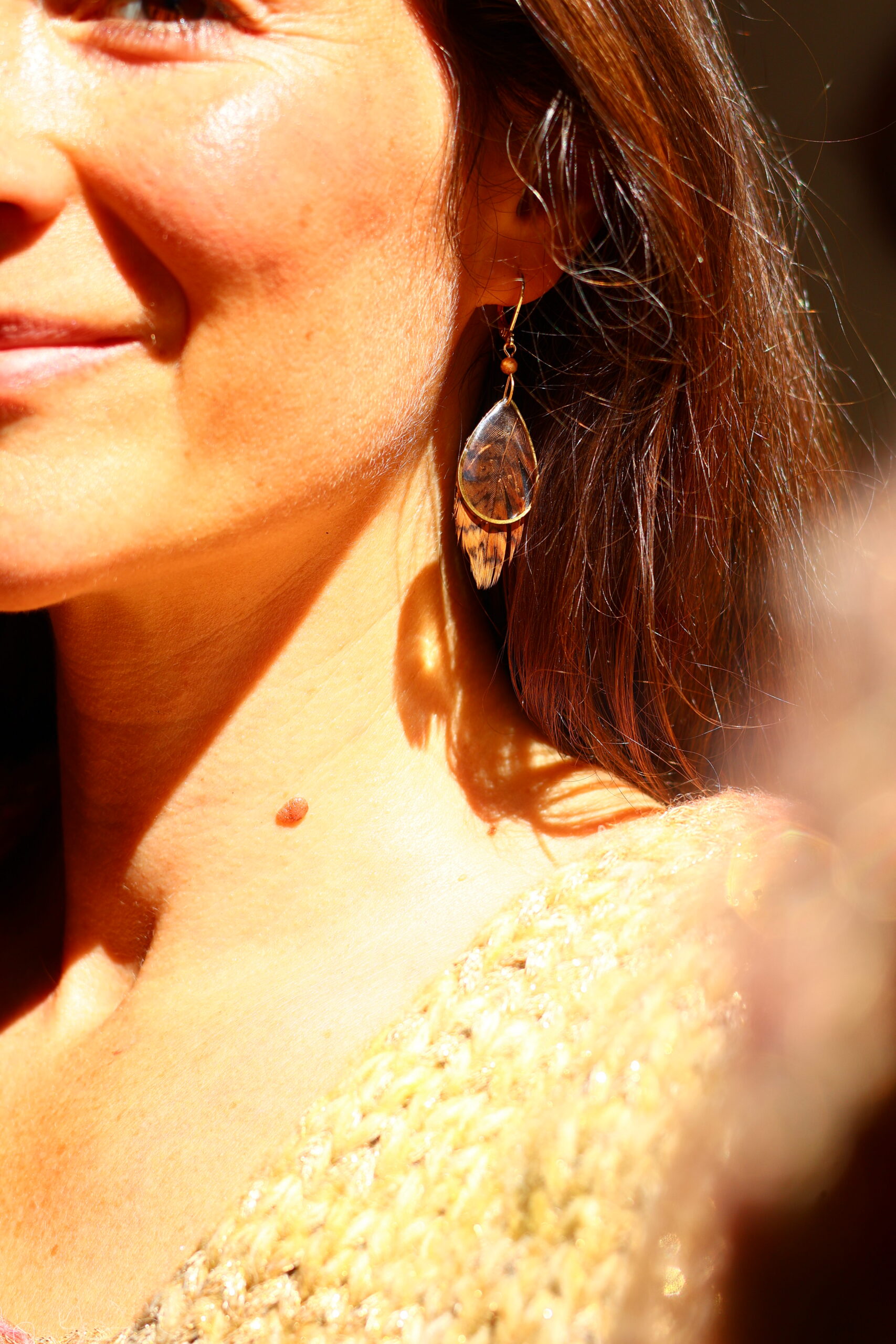 Boucles plumes naturelles – Image 4