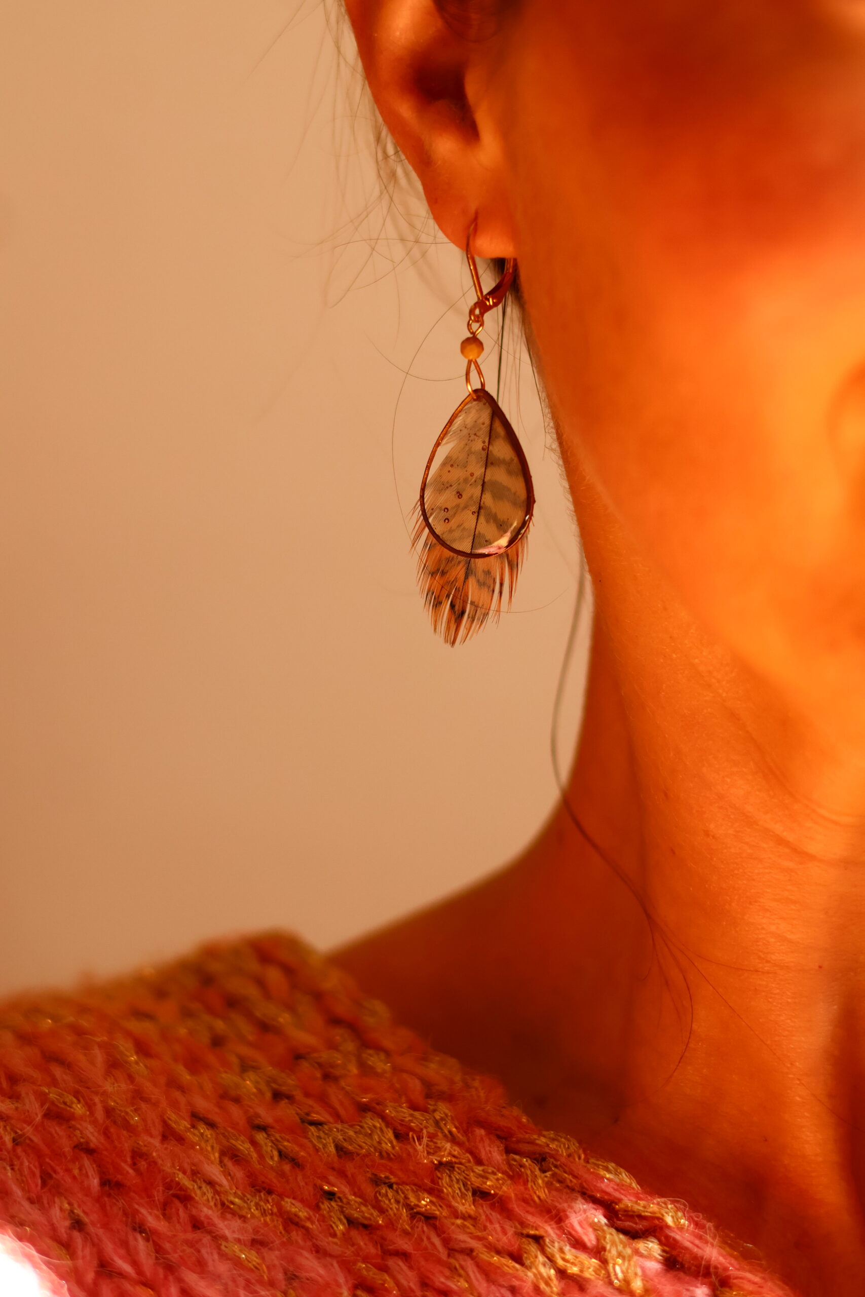 Boucles plumes naturelles