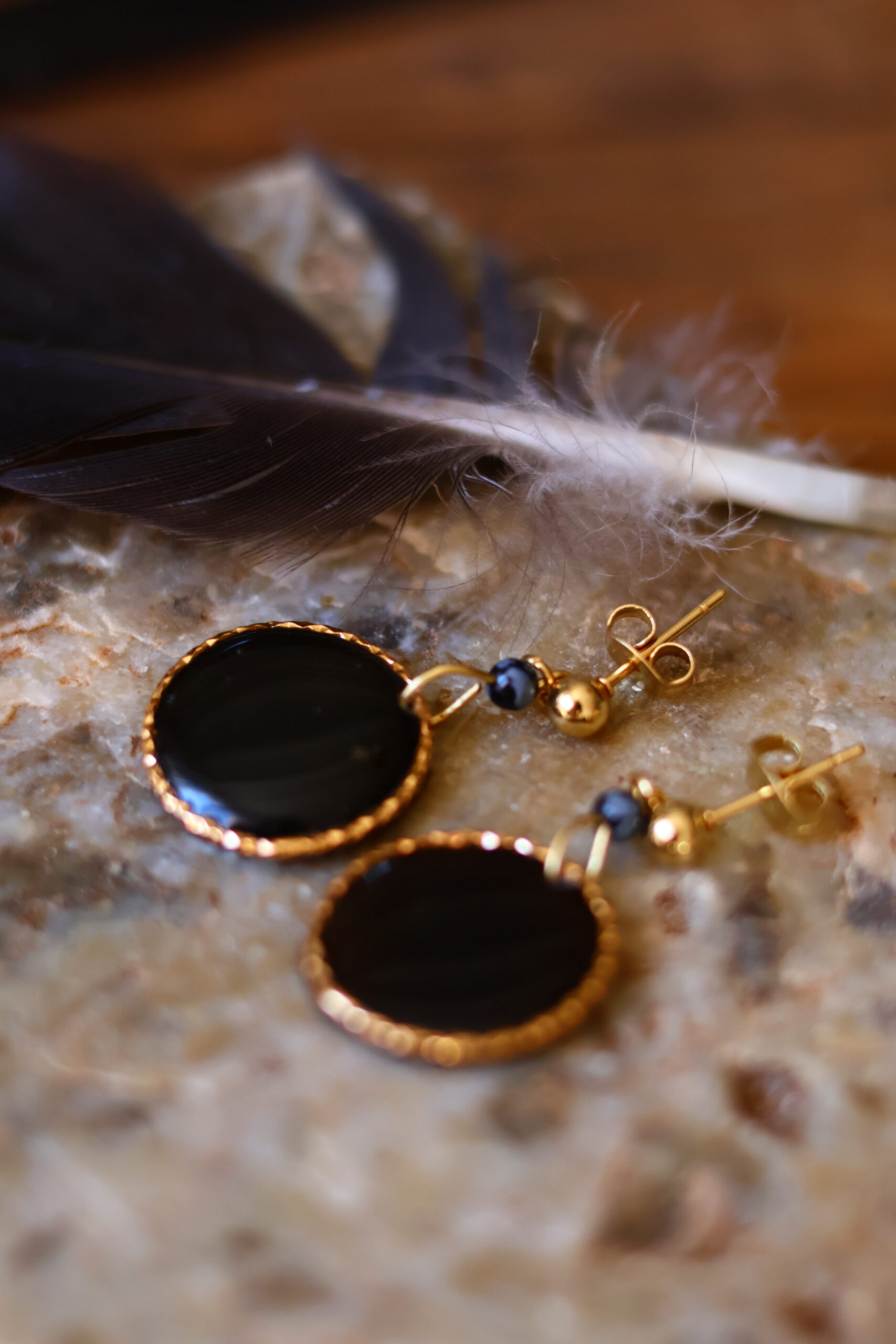 Boucles plumes naturelles